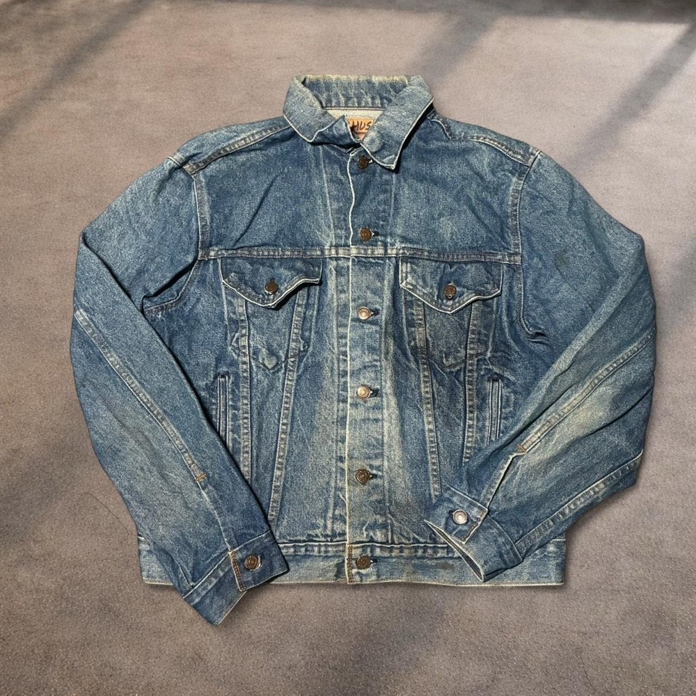 Vintage‎ 80s/90s Levi's Denim trucker Jacket with amazing fading